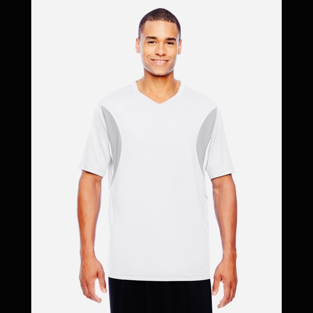 Men's Short-Sleeve Athletic V-Neck Tournament Jersey